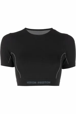 Heron Preston Logo-tape active cropped top