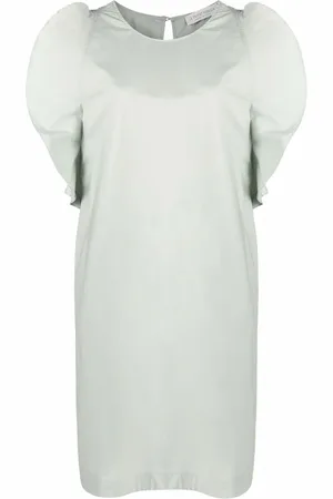 LE TRICOT PERUGIA Ruffle-cuff mini dress