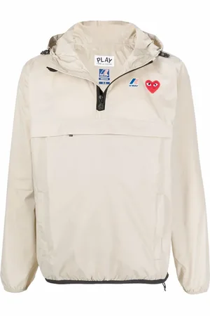 Comme des Garçons X K-Way quarter-zip hoodie