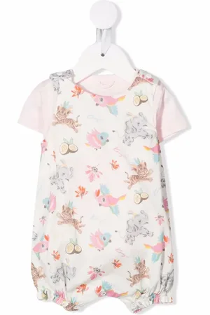 Kenzo Baby animal print romper set