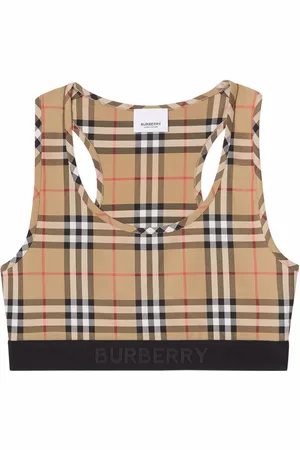 Burberry Vintage Check-print sports bra