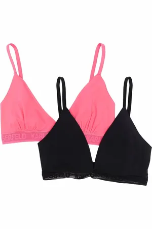 Karl Lagerfeld Logo triangle bra
