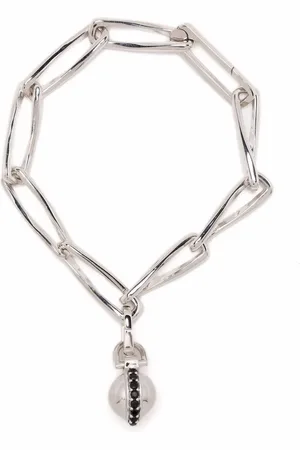 Missoma Pave sphere twisted-link bracelet