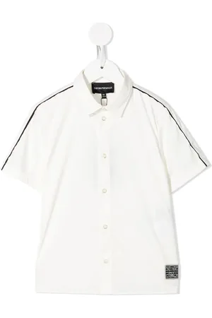 Emporio Armani Pipe-trim detail shirt
