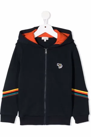 Paul Smith Logo zipped hoodie
