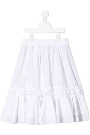 Maison Margiela Two-tone ruffle skirt