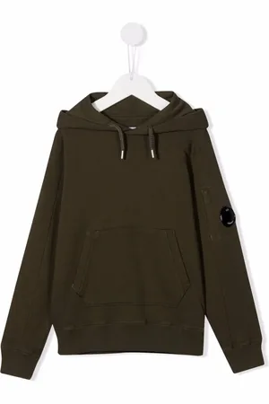 C.P. Company Lens-detail drawstring hoodie