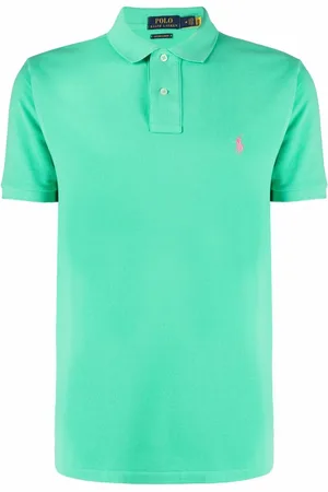 Ralph Lauren Embroidered-logo piqué polo shirt