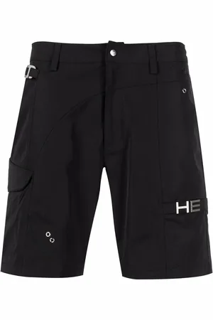 HELIOT EMIL Logo-lettered cargo shorts