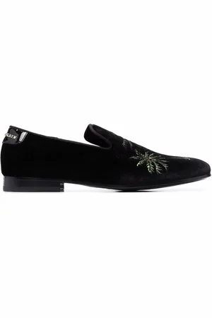 Philipp Plein Palm embroidered loafers