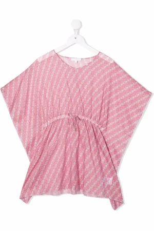 Chloé Logo-print tie-fastening cover up