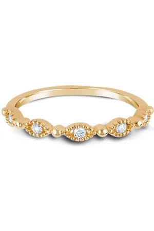 Dinny Hall 14kt yellow Jasmin diamond eternity ring