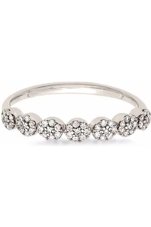 Dinny Hall 14kt white gold Starflower diamond ring