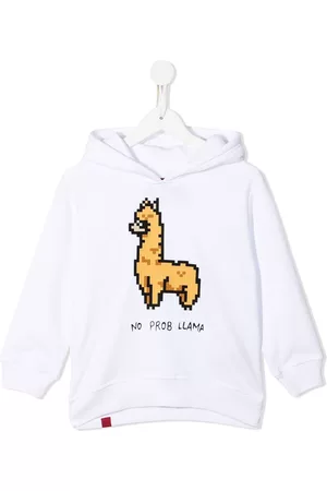 MOSTLY HEARD RARELY SEEN Boys Hoodies - Graphic-print cotton hoodie