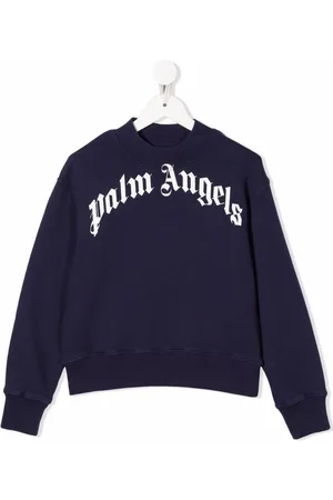 Palm Angels Logo-print cotton sweatshirt