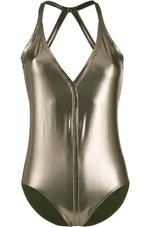 Rick Owens Metallic effect swimsuit
