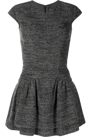 CHANEL 2010 ruffled hem knitted minidress