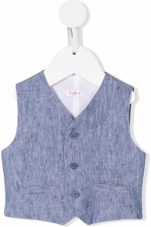 Il gufo V-neck button-up waistcoat