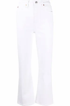 RE/DONE High-waisted straight leg jeans