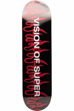 Vision Of Super Flames wood skateboard