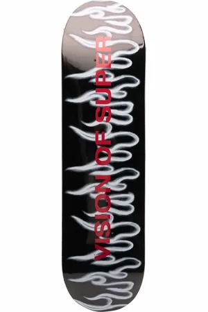 Vision Of Super Flames wood skateboard