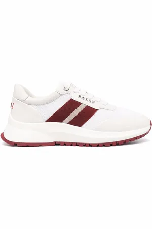 Bally Striped logo-letter sneakers