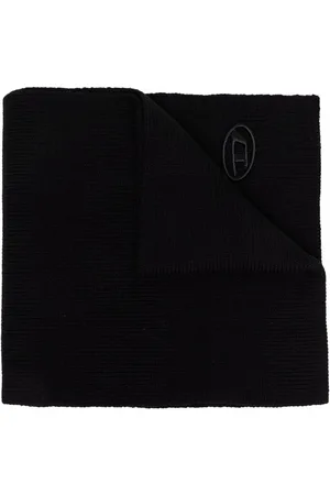 Diesel K-Coder ribbed wool-blend scarf
