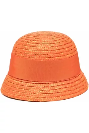 Mi Mi Sol Narrow-brim straw hat