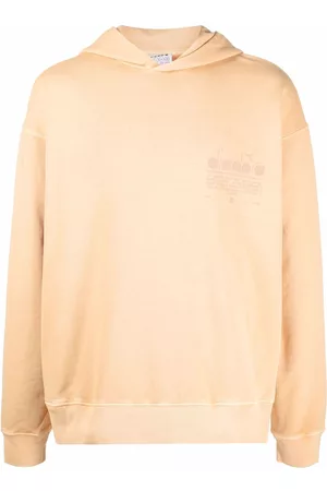 Diadora Organic cotton faded logo hoodie