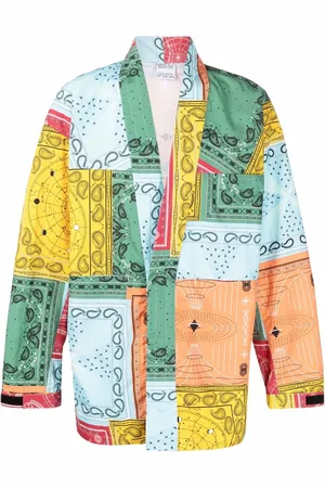 MARCELO BURLON Bandana-print lightweight jacket