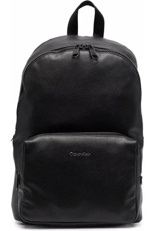 Calvin klein cheap brown leather backpack