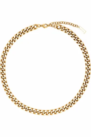 Saint Laurent Curb-chain short necklace