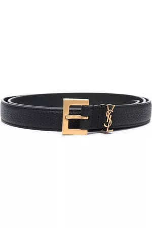 Saint Laurent Monogram square-buckle belt
