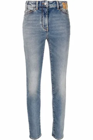 Palm Angels Logo-patch denim jeans