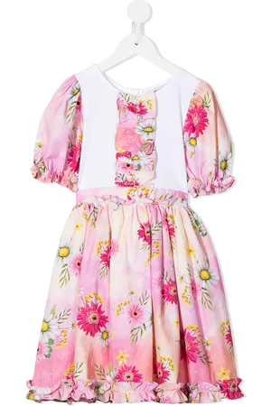 PATACHOU Floral-print panelled smock dress