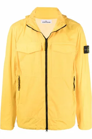 Stone Island Compass-patch zip-up jacket