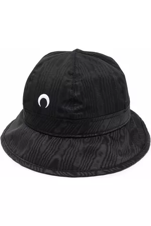 Marine Serre Women Hats - Crescent moon-print bucket hat
