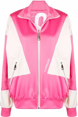 Khrisjoy Panelled zip-up track jacket