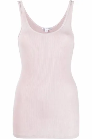 James Perse Ribbed U-neck vest