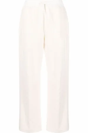 AMBUSH Monogram-pattern terrycloth wide-leg trousers