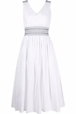 P.A.R.O.S.H. Sleeveless flared dress