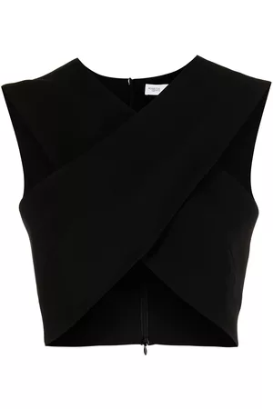 ROSETTA GETTY Crossover cut-out top