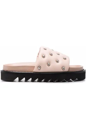 TOGA PULLA Studded leather slides