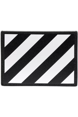 OFF-WHITE Diag striped card holder
