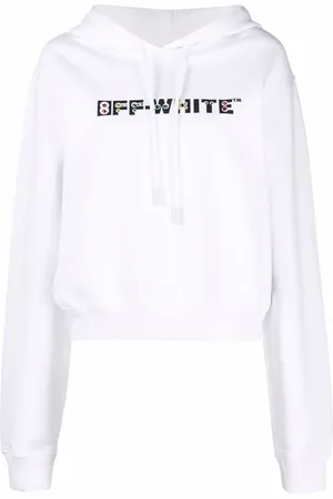 OFF-WHITE Rhinestone-embellished logo hoodie