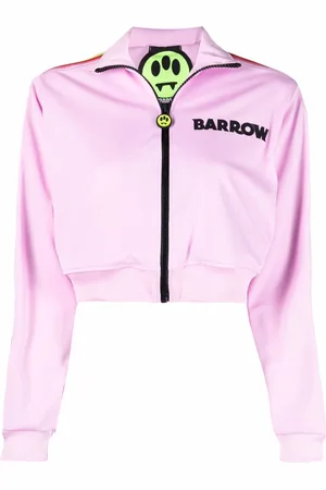 BARROW Side-stripe cropped jacket