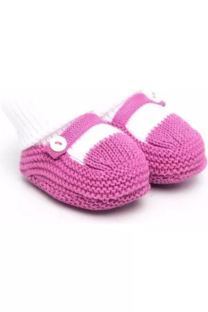 Little Bear Knit crib shoes