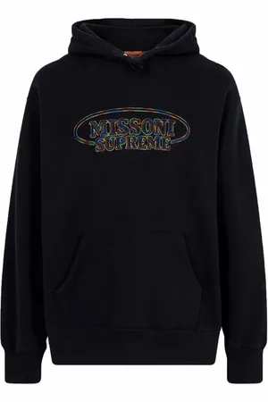 Supreme X Missoni logo-embroidered hoodie "FW21"
