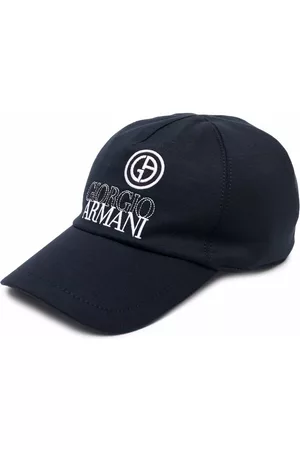 Armani Embroidered-logo cap