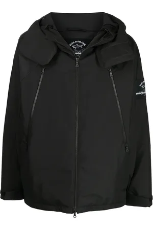 WHITE MOUNTAINEERING Logo-patch hooded jacket
